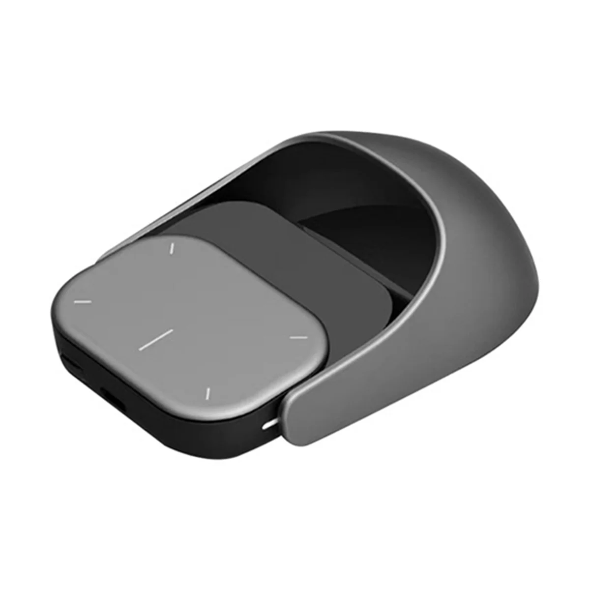 

ATP-Air Mouse Bluetooth Беспроводная сенсорная панель Съемный пульт дистанционного управления для смартфона для //планшета/телевизора темно-серый