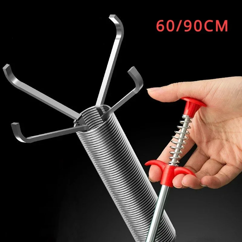 

60/90 см плунжер для чистки кухонной раковины и раковины, очистка канализационного туалета с поручнем, четырехкулачковый разблокировщик звукоснимателей