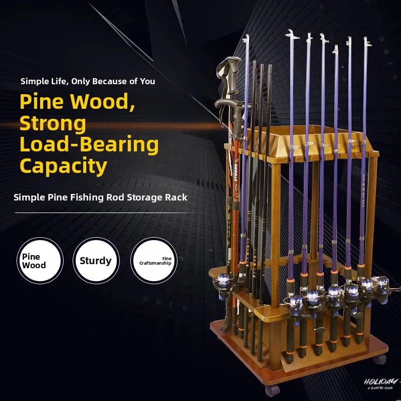 real-wood-fiing-rod-display-stand-24-positions-fiing-gear-storage-ra-outdoor-cam-travel-supplies-no-brand