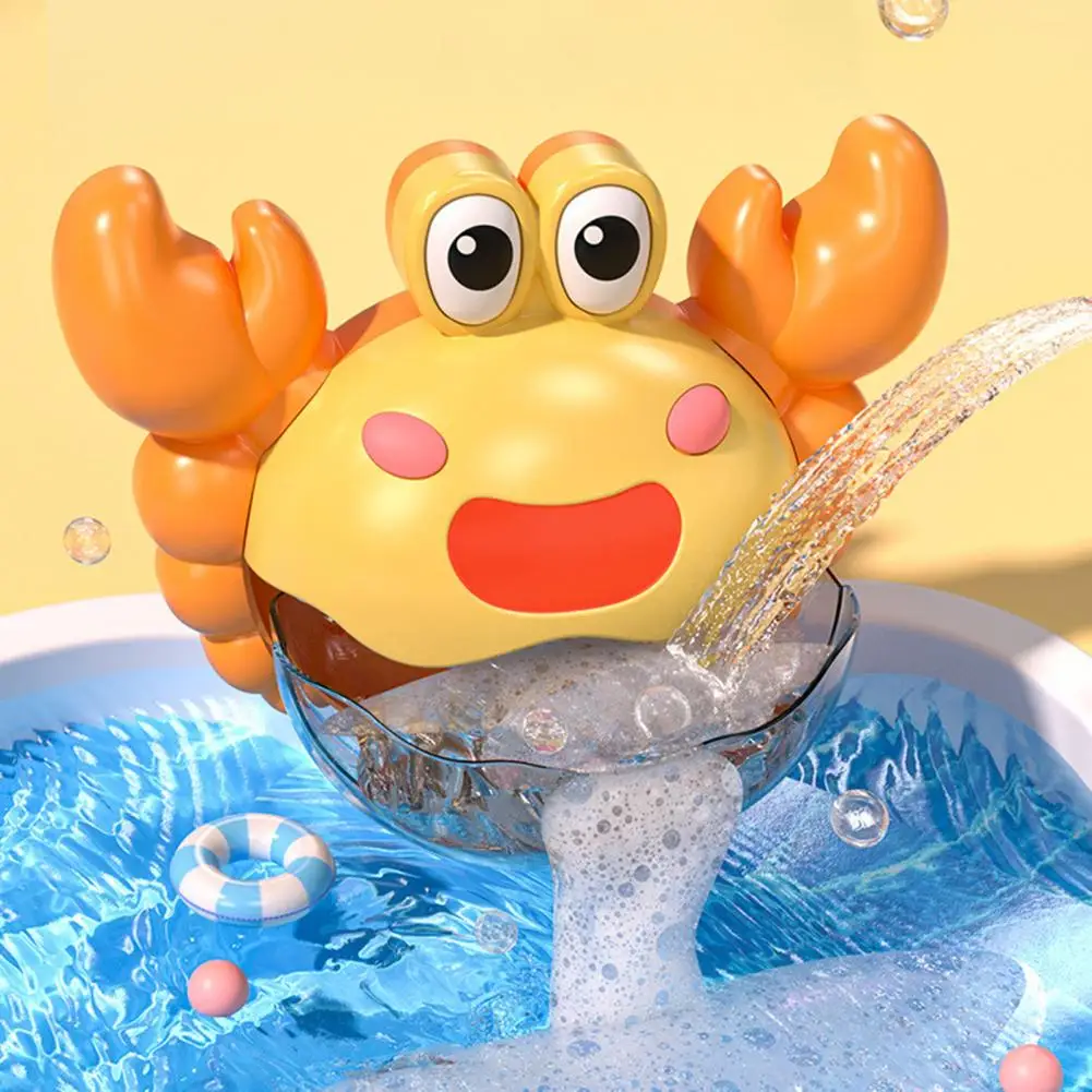 Badspeelgoed voor peuters Bubble Maker Krabbad Bubble Maker voor kinderen Waterdichte bubbelmachine Badspeelgoed voor peuters Cadeauset voor kinderen