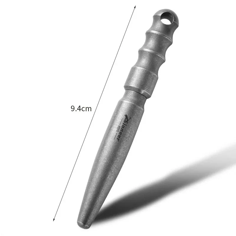 Outdoor Portable EDC Titanium Alloy Tactical Pen Mini Defense Car Emergency Window Breaker Tools
