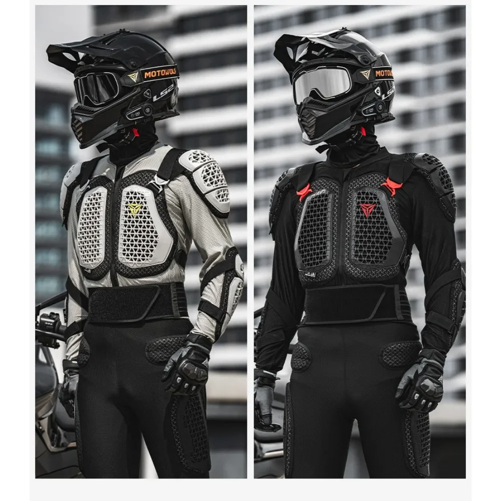 Motowolf Motorcycle Jacket Men Moto Body Armor MX Armor Motocross Racing Jacket CE Approval Motorbike Moto Protection Gears