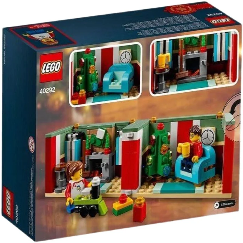 LEGO 40292 Buildable Holiday Present 2018 Store Limited Edition for Kids Boys Girls Ages 7+ Birthday Christmas Gift (301Pieces)