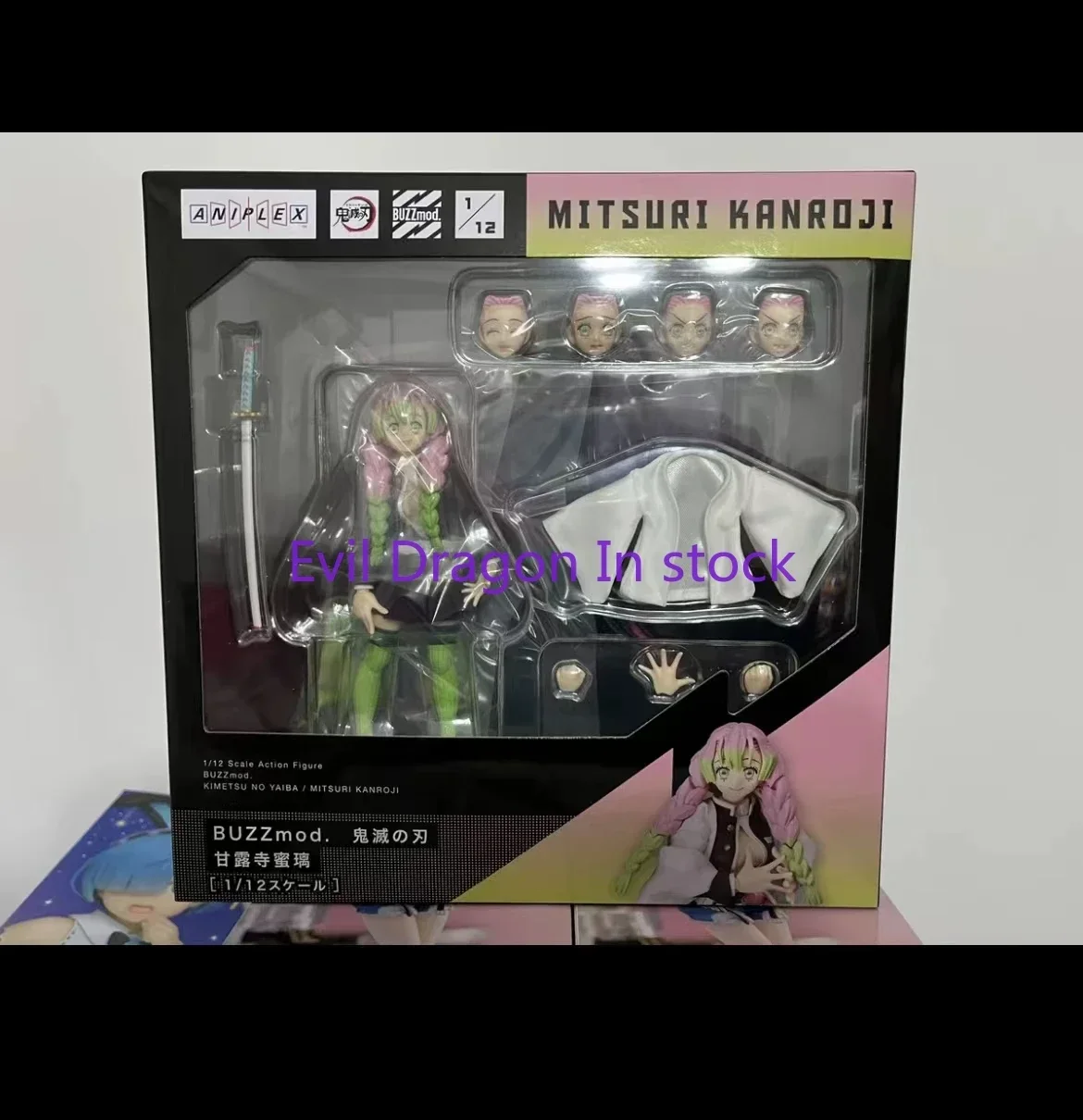 

100% Original Aniplex BuzzMod Mitsuri Kanroji in Stock 1/12 Anime Action Collection Figures Model Toys Figura Gifts