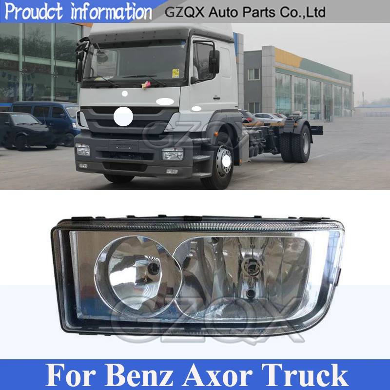 

Галогенная передняя фара CAPQX для грузовика Mercedes-Benz Axor, угловой указатель поворота, 9408200261, 9408200161