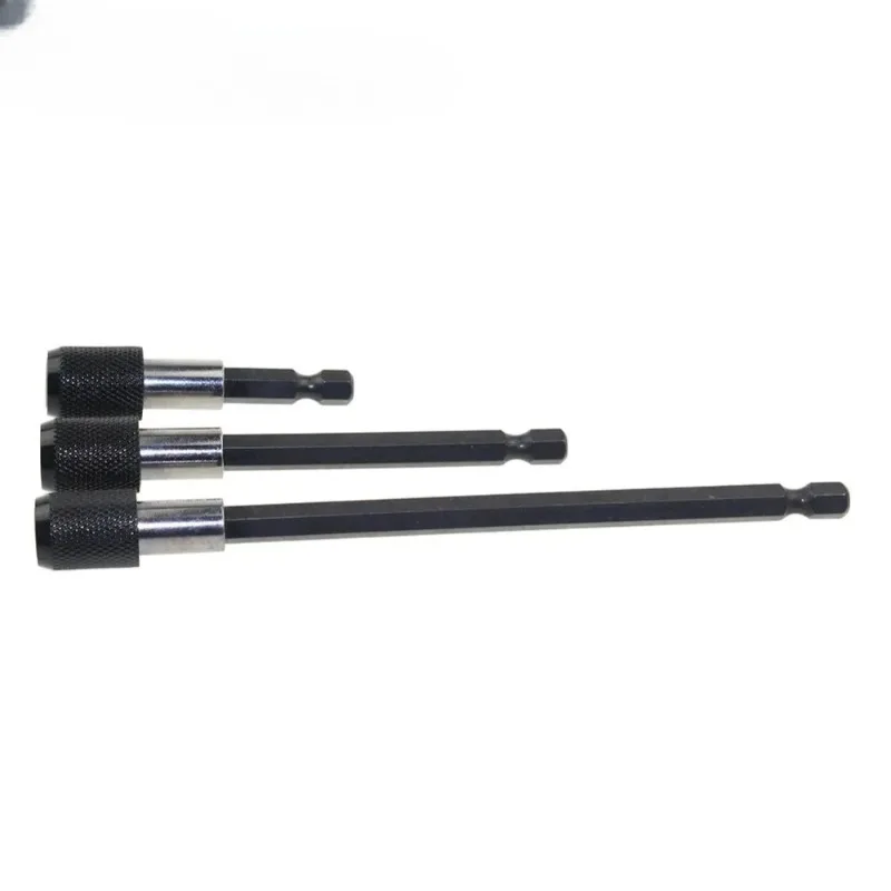 3PC Hexagonal Quick Release Self-locking Extension Rod Electric Drill Driver Quick Transfer Rod Screwdriver Extension Rod Tool