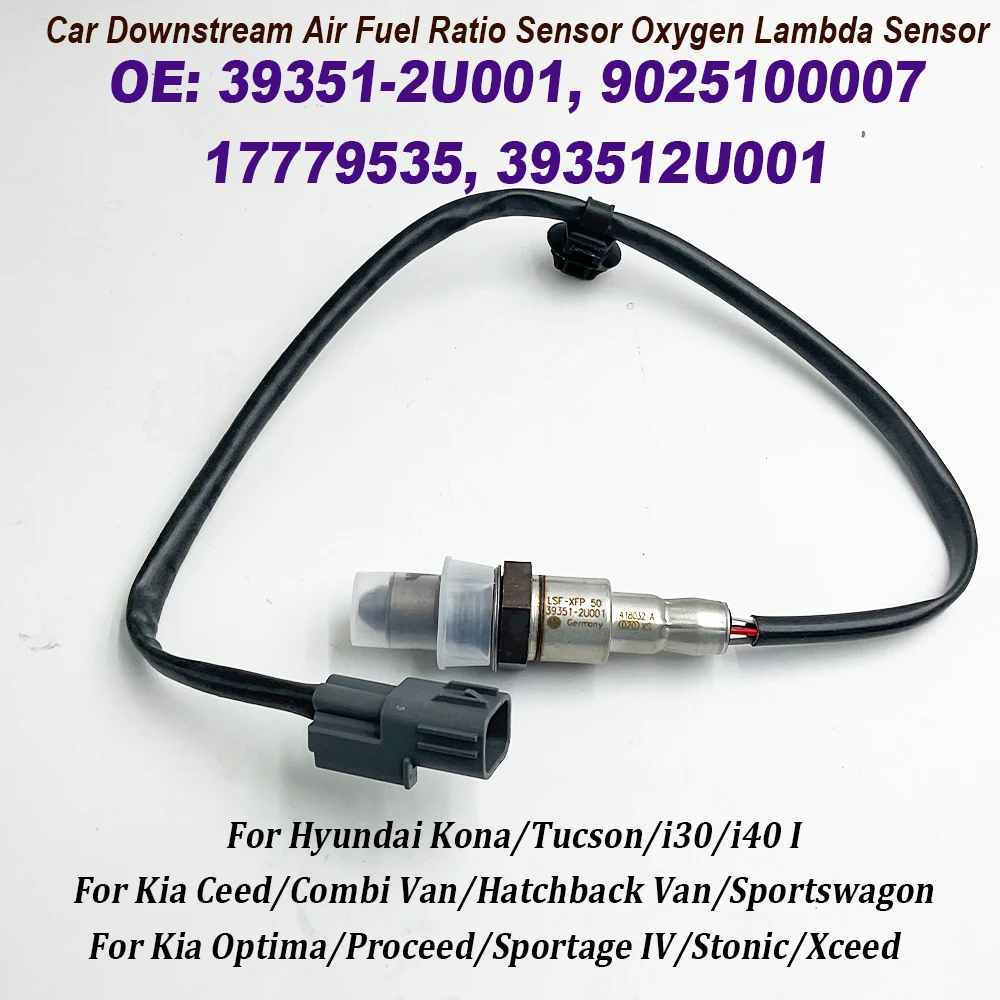 Air Fuel Ratio Oxygen O2 Lambda Sensor 39351-2U001 9025100007 17779535 For Hyundai Tucson Kia Sportage Optima 1.6CRDi 393512U001