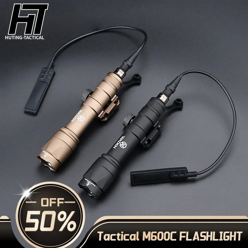 

WADSN Airsoft Surefir M600C M600U M300 Tactical Scout Light AR15 Rifle Weapon Flashlight LED Hunting Spotlight SF M300A Gun lamp