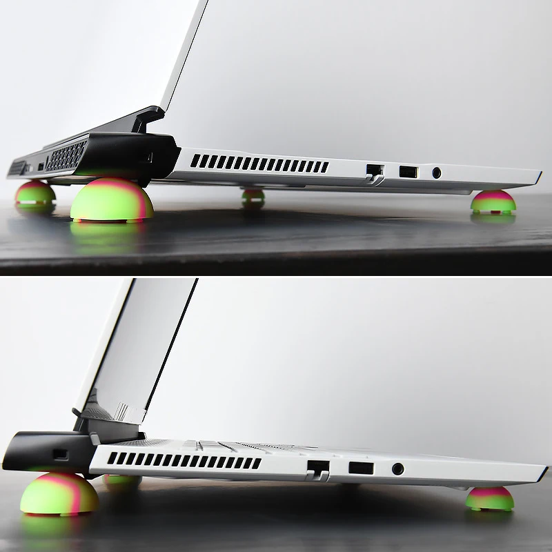 Silicone Mini Laptop Cooling Ball Notebook Portable Cooler Stand Feet  Skidproof Pad Heat Reduction For Notebook Universal