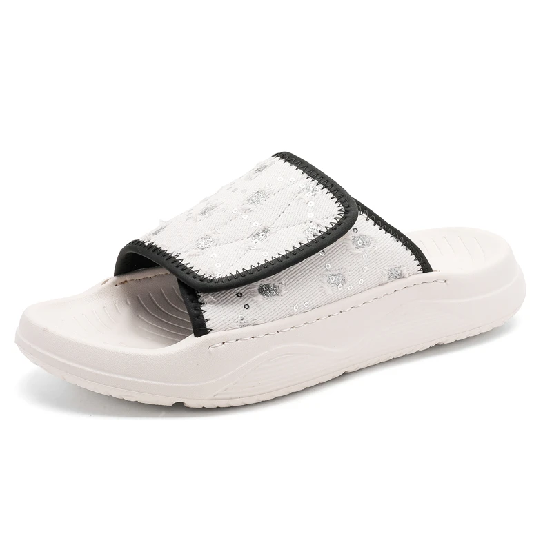 

Men's thick-soled slippers with fashionable rubber soles, casual style, outdoor and indoor two-way comfortable sandals