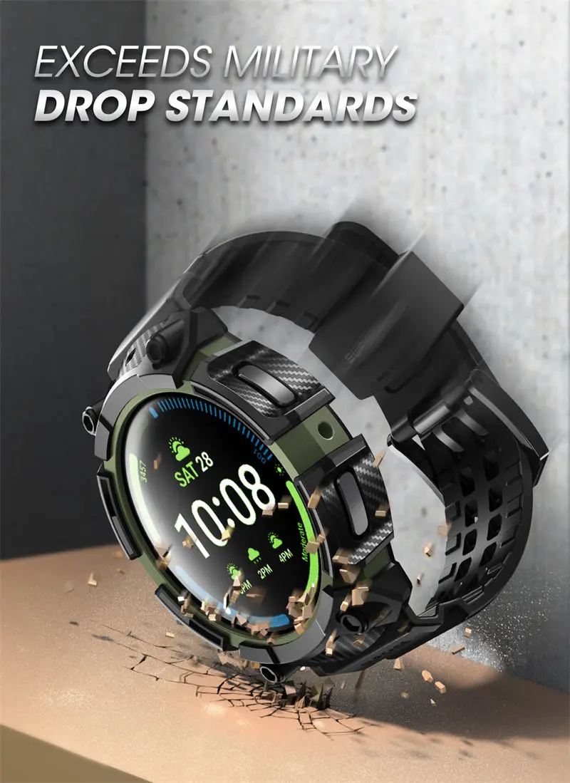 For Samsung Galaxy Watch 5 Pro Case 45mm (2022) SUPCASE UB Pro Robuste Schutzhülle mit Strap Bands Für galaxy Uhr 5 Pro – Detail 24