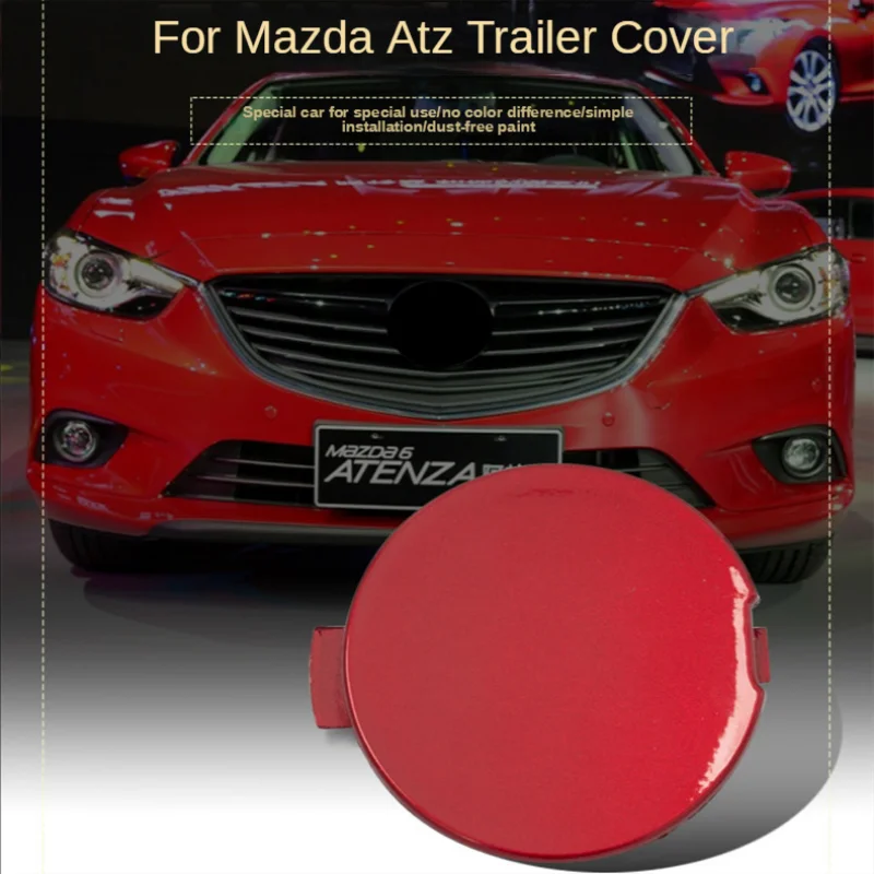 Car Accessories for Mazda 6 Atenza Sedan 2013 2014 2015 2016 Front Rear Bumper Towing Hook Cover Decorative ABS Hauling Eye Cap