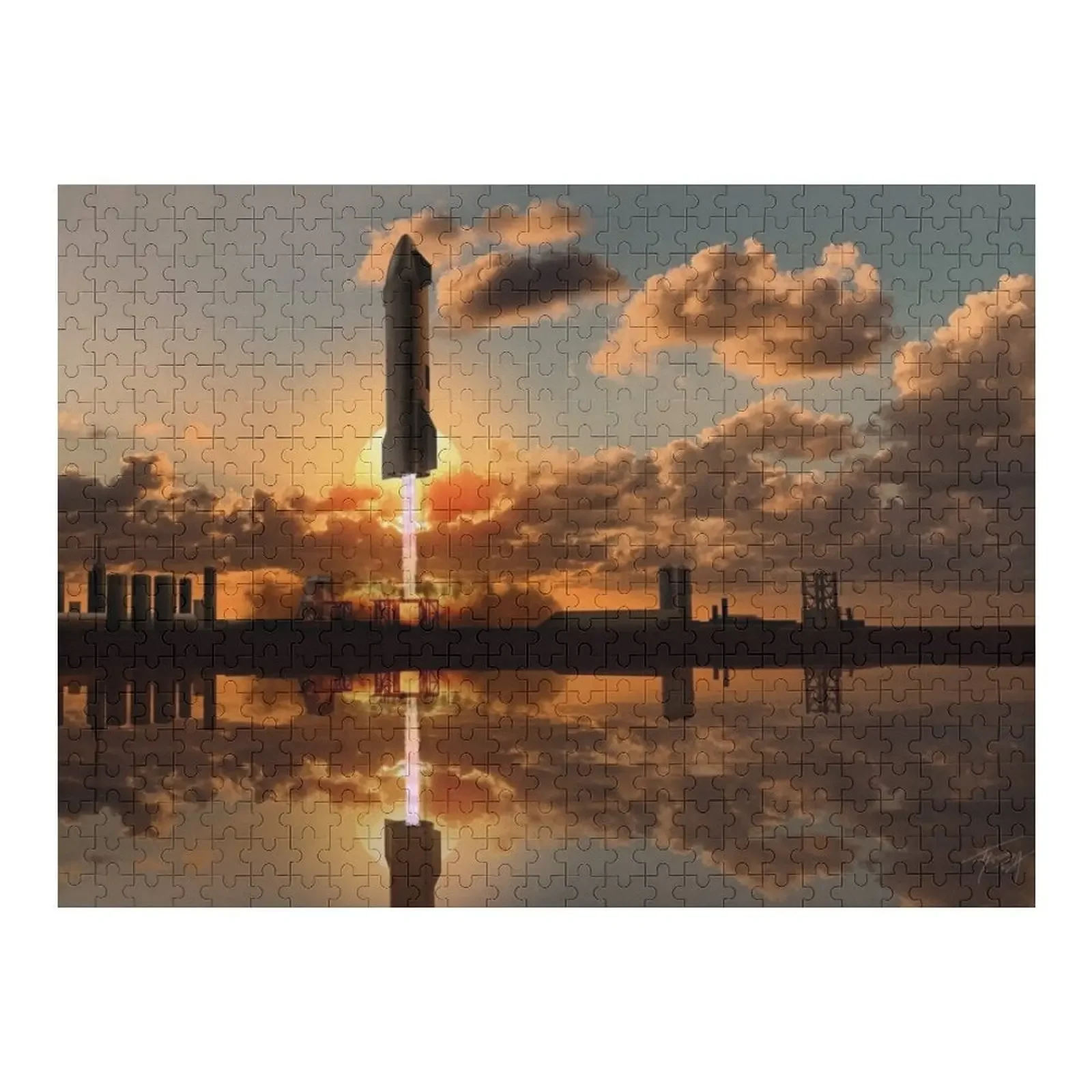 

SpaceX Starship SN15 Phoenix Jigsaw Puzzle Custom Gift Personalized For Kids Personalised Toys Puzzle