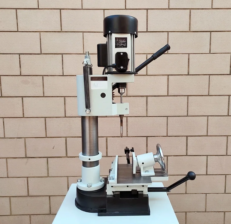 Hole Cutter Slotting Machine Small Bench Drill  Wood Processing Tenon Drill Mortising Machine 1250W Wood Working square