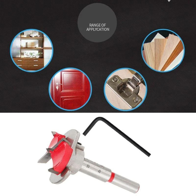 Hole 35mm Steel Boring Positioning Drill Bit Hole Woodworking Top Sale