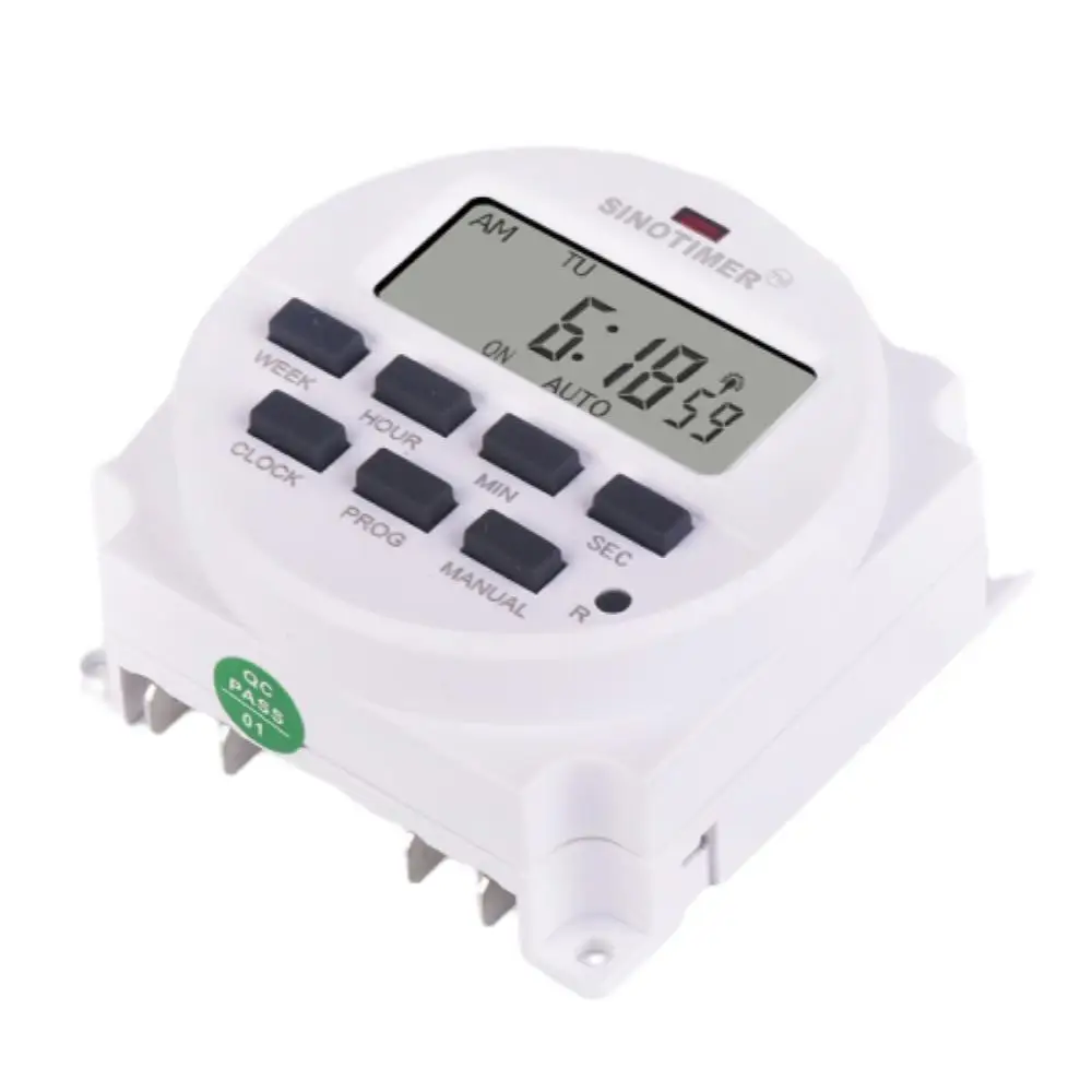 

TM618sH 1 Second Interval Digital LCD Timer Switch 7 Days Weekly Programmable Time Relay With Countdown