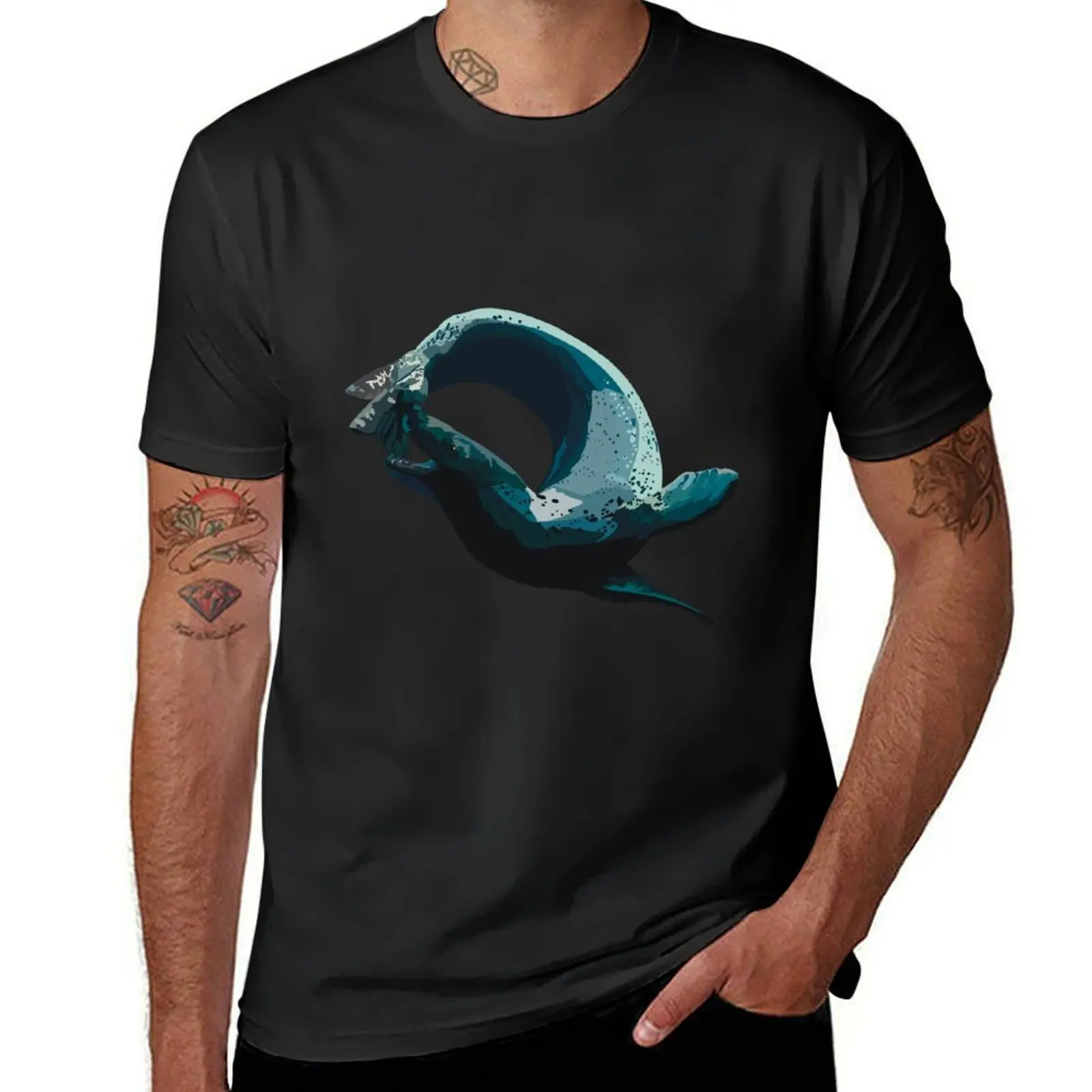 

L is for Leopard Seal T-shirt aesthetic clothes shirts graphic tees oversized tshirts for men