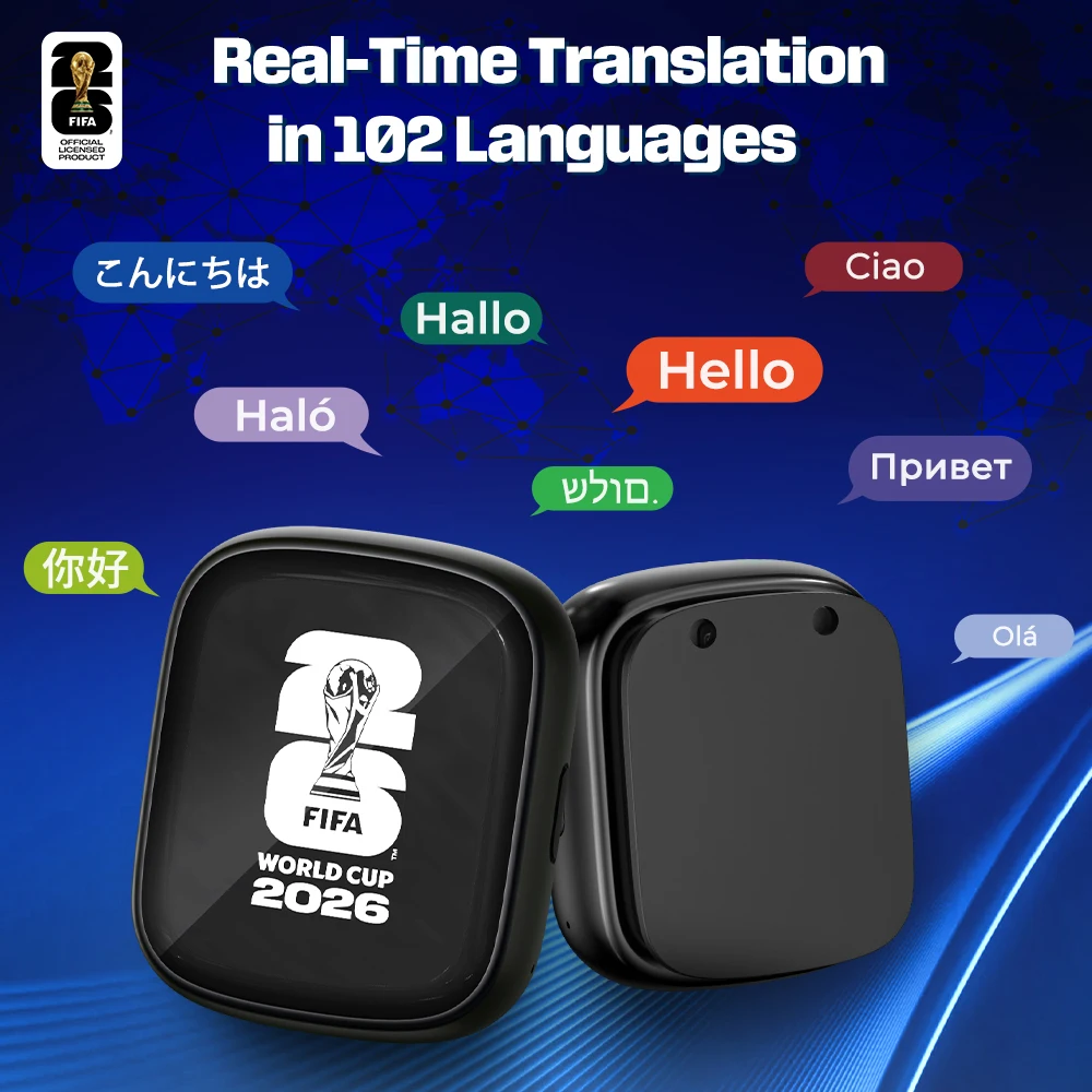 FIFA AI Companion Voice Translator World Cup Voice Chat Privacy-First Wearable E-Badge Tactical Analysis for Match Day F26E13
