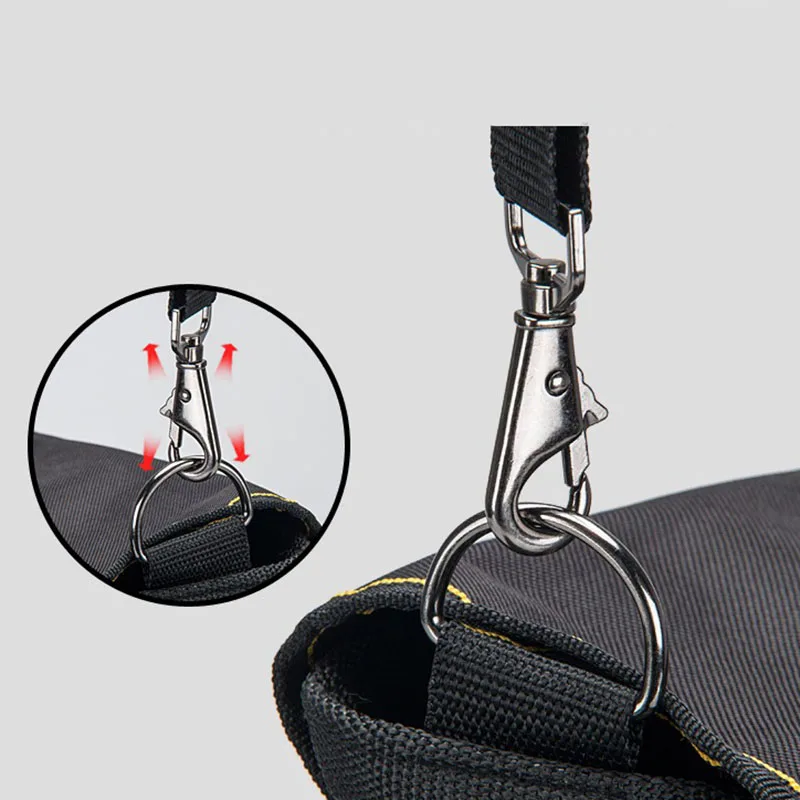 Imagem -06 - Multifuncional Único Ombro Ferramenta Bolsa Hardware Ferramentas Caixa de Armazenamento Kit de Reparação de Carpintaria Profissional
