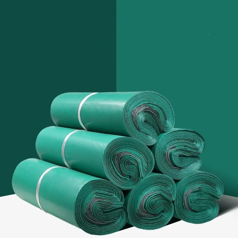 

50pcs/Lot Green Courier Bags Frosted Self-Seal Adhesive Storage Bags Matte New PE Envelope Mailer Postal Waterproof Express Bag