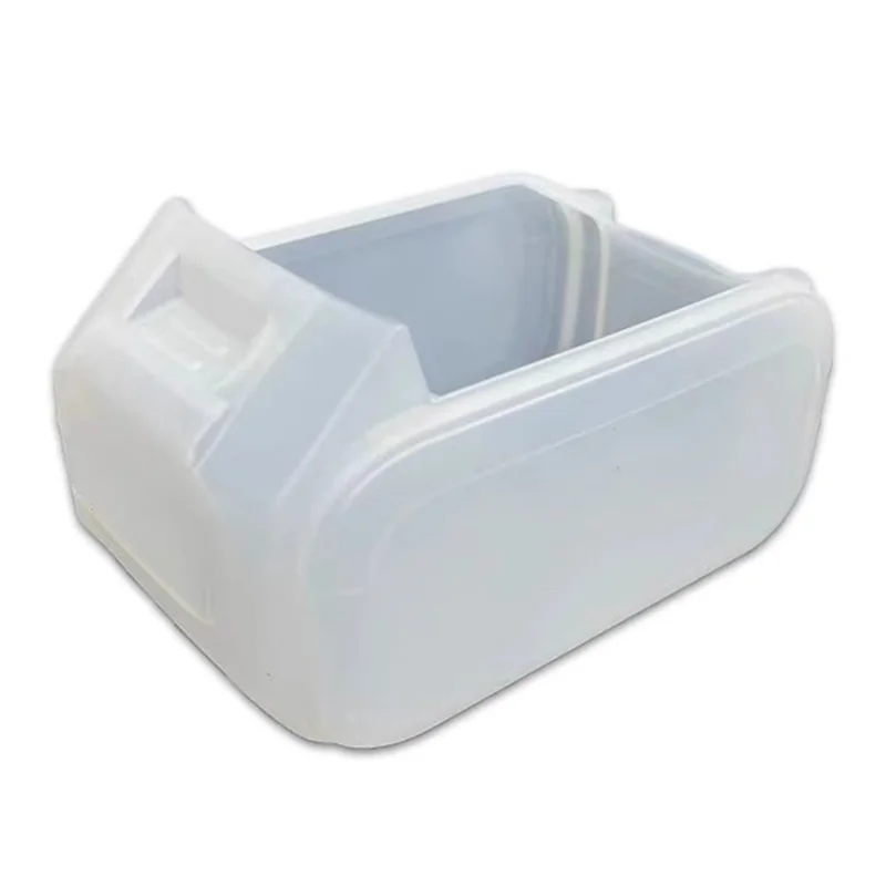 

【A87T】Battery Case Parts For 20V 4.0Ah/5.0Ah Battery Case Cover Protection Silicone Upper Accessory Set White