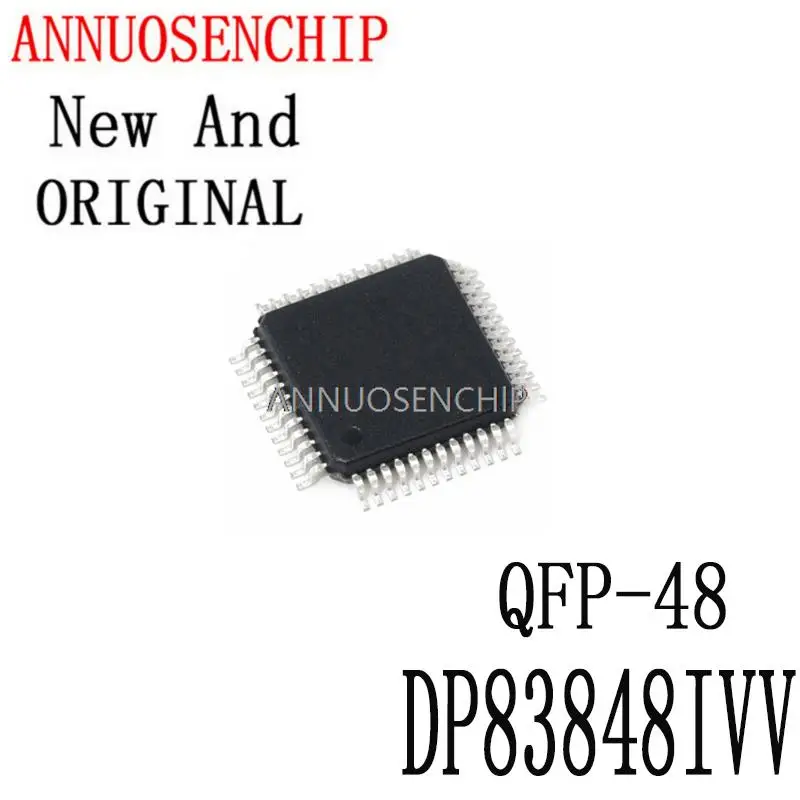 

10PCS New And Original DP83848VV DP83848VVVBI TQFP-48 DP83848CVV DP83848IVV