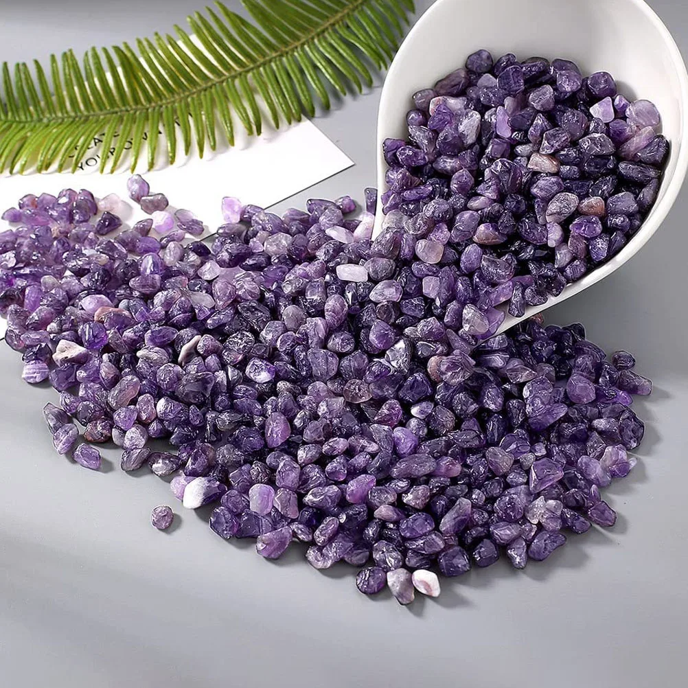 

Crystal Gravel Aquarium Stones Vase Pebbles Decorative Chips Tank Rocks Natural Colors Safe Material Garden Supplies Fish Tank