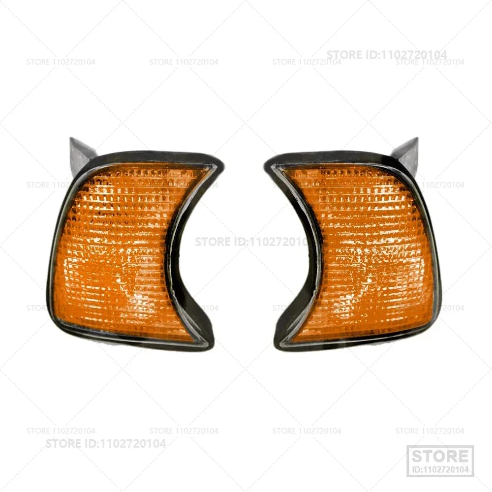 For 1986-1996 BMW 525i 530i 535i 540i M5 (E34) Front Bumper Corner Turn Signals lights 63131384033 63131384034