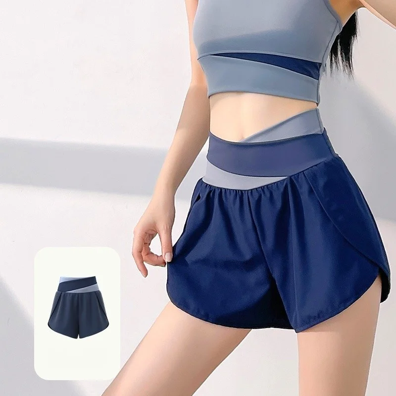 Calções de yoga bonito feminino elástico treinamento atlético fitness emagrecimento branco impressão modal correndo base de secagem rápida básico apertado-ajuste vibe