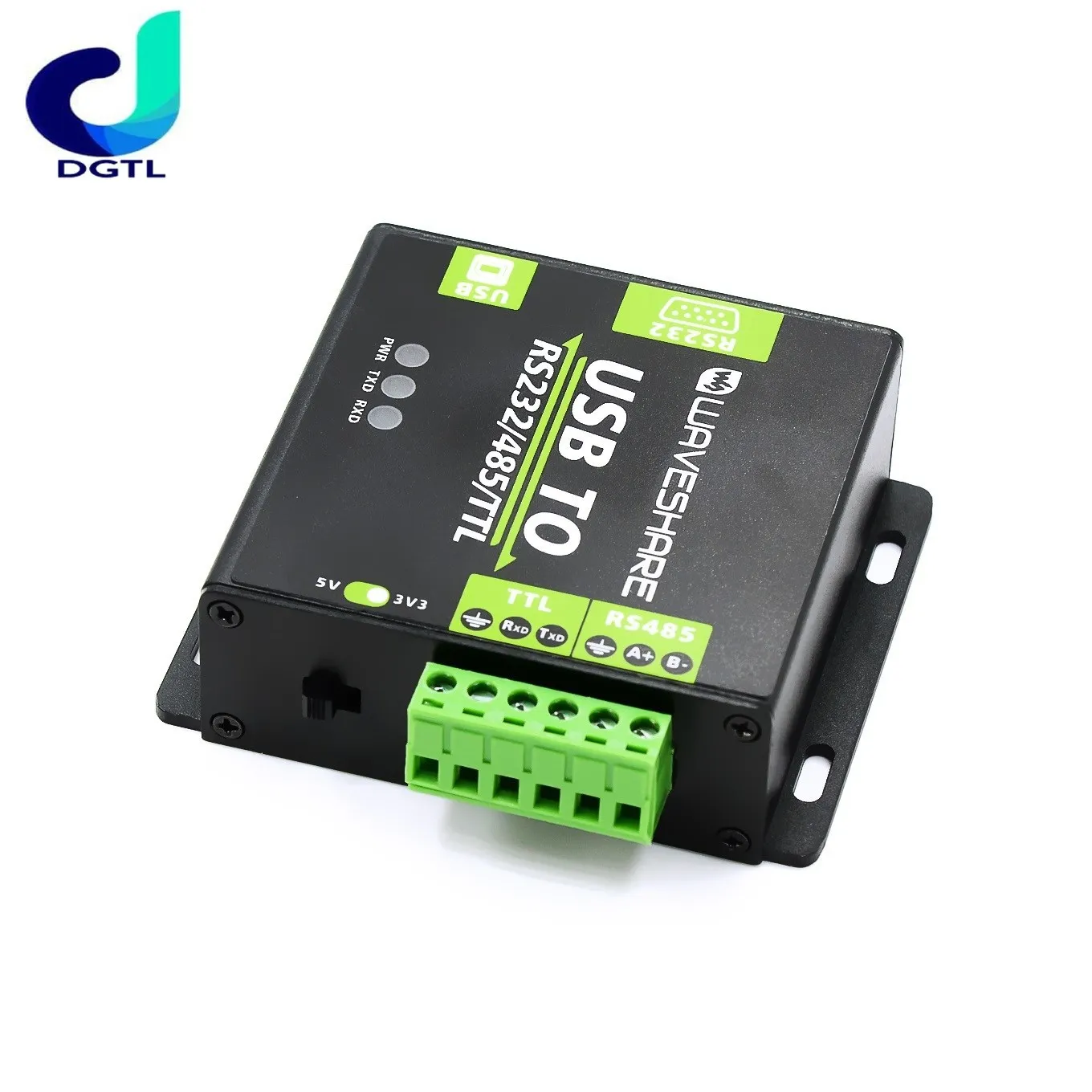 Module de communication bidirectionnel série UART, qualité industrielle avec isolation, FT232ATV, RS232, RS485, TTL