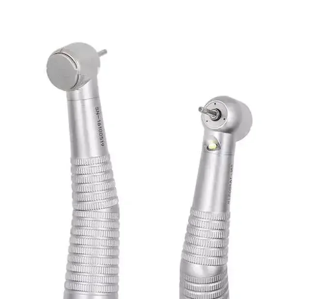 

Den tal LED High Speed push button Handpiece Air Turbine Den tal Triple water spray handpiece with 2/4 holes