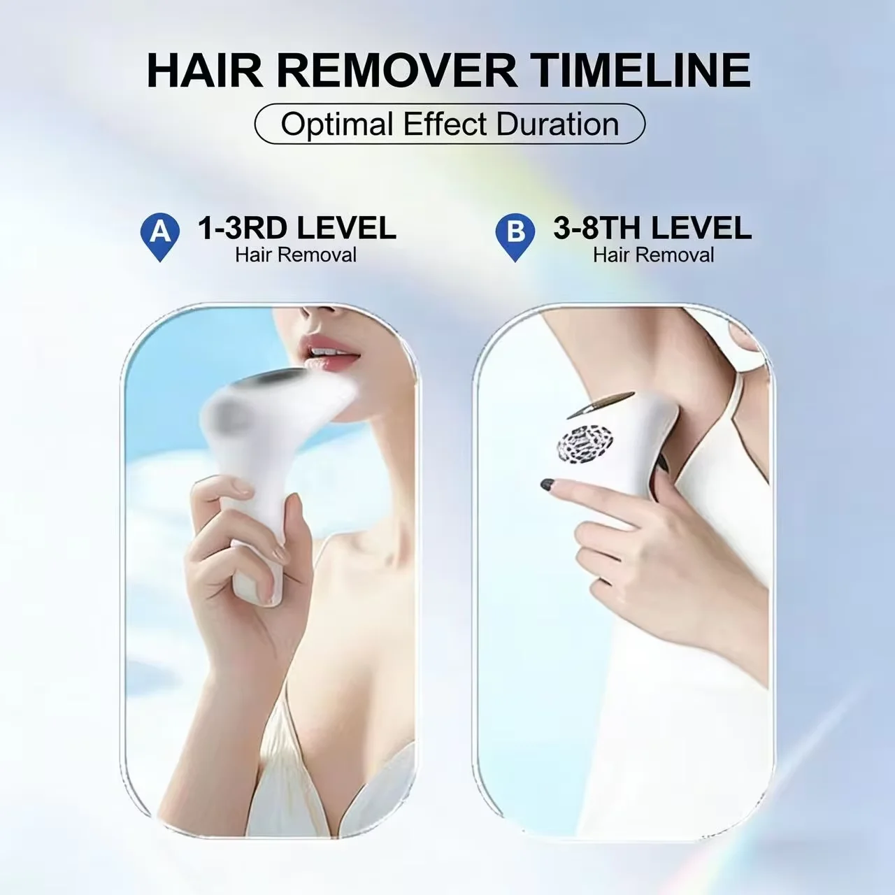 Professional IPL Laser Hair Removal Device 999999 Flashes Whole Body Hair Remover Home Use Epilator for Women Men