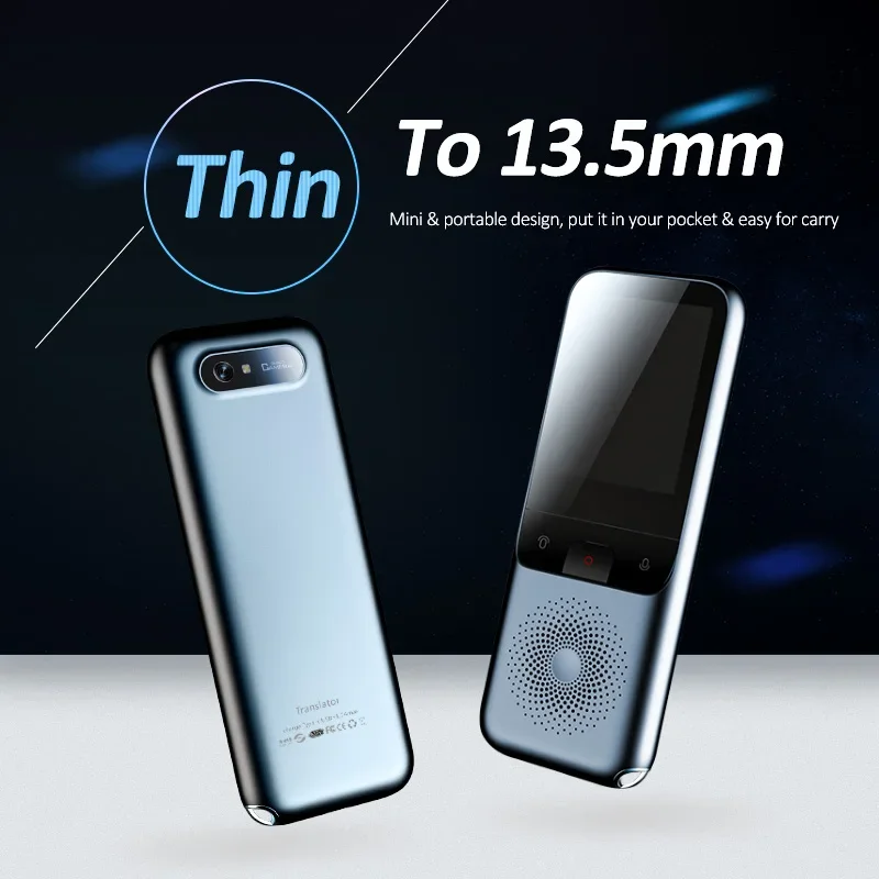 

2024 New T11 Portable Audio Translator 138 Language Smart in Real Time Smart Voice AI Voice Photo WIFI Mini Intelligent Hot Sale