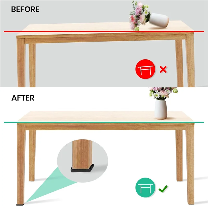 20 Pcs Composite Shims Restaurant Table Shims For Table, Toilet, Hot Tub And Furniture Table Leveler Wedges Adjustable Shims-N37