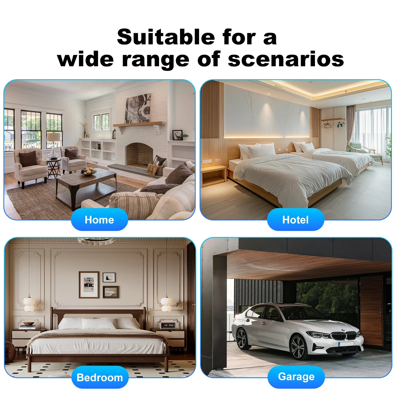 قفل ذكي للباب الرئيسي Tuya المنزل الذكي بصمة قفل الباب الإلكتروني APP فتح التشغيل عن بعد الأتمتة السكنية مع اليكسا