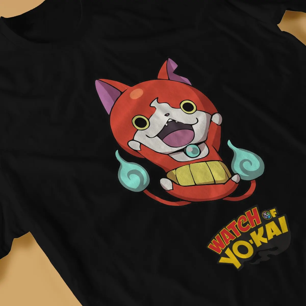 جيبانيان يوكاي ساعة تي شيرت للرجال ، س الرقبة ، كم قصير ، قماش ، فكاهة ، جودة عالية ، هدايا عيد ميلاد #4