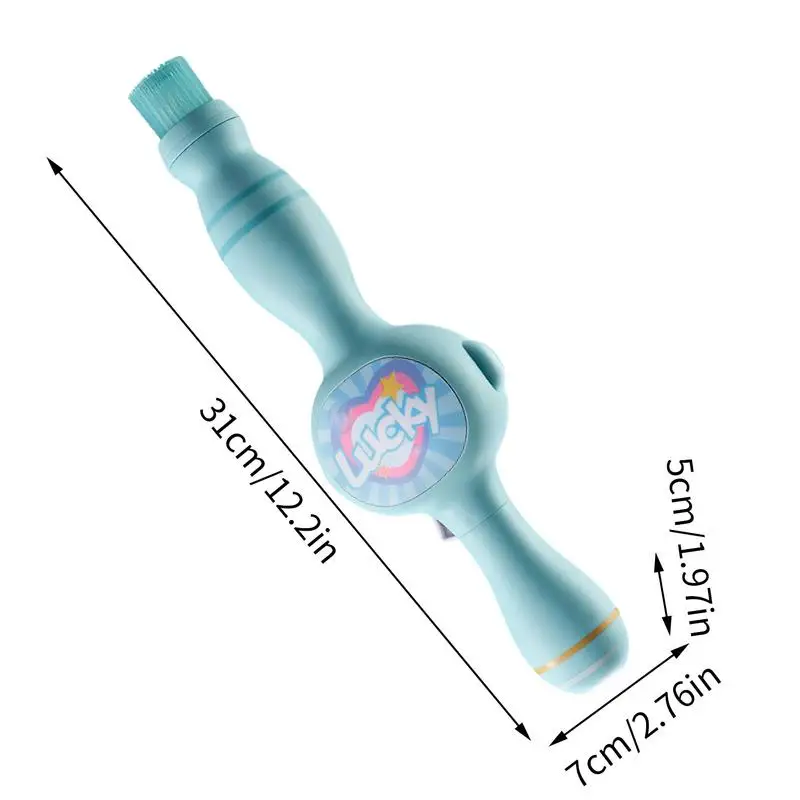 Bubble Wand Machine Electric Fog Bubble Maker with Vibrant Effect Portable Bubble Blower for Boys Girls Gifts Party Photo Props