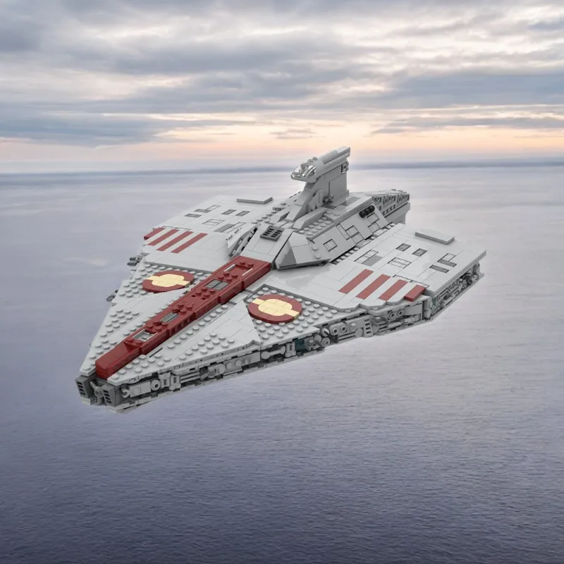 1813 Uds. MOC acclamator Cruiser nave espada galáctica DIY modelo bloques de construcción juguetes de cumpleaños regalo