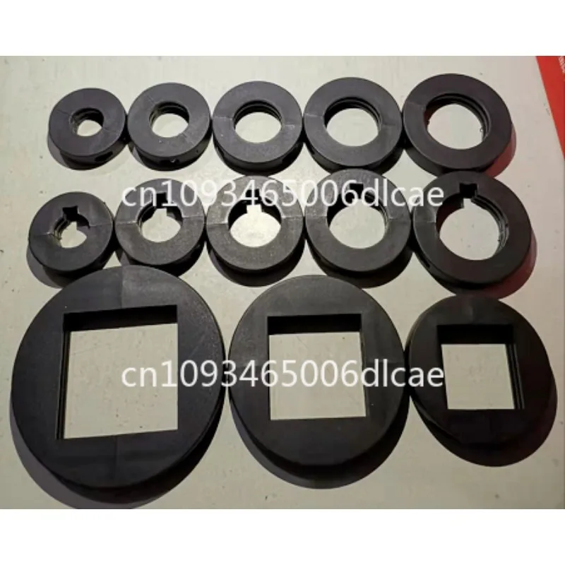 Plastic nylon circular shaft sleeve snap ring optical shaft fixing ring clamp 25/30/35/40mm round hole square hole