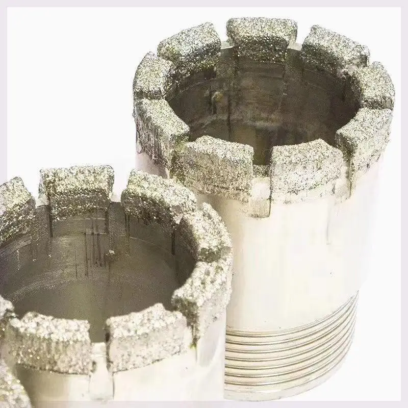 Diamant-Galvanikbohrer speziell für Granit-Kalkstein-Hartstrata importiertes Sand 75 91 110 130 150 anwendbar