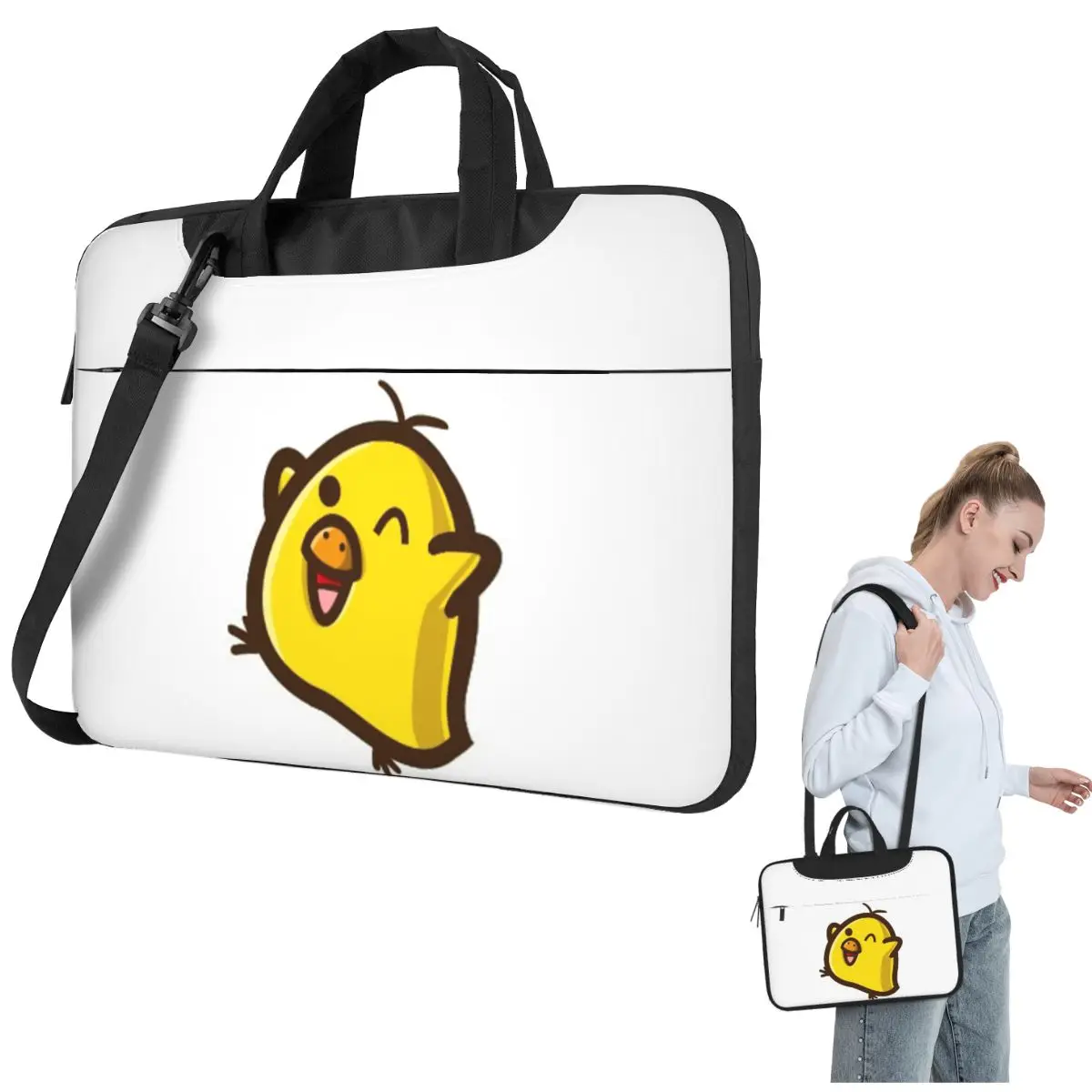 

Kiiroitori Crossbody Laptop Bag Case Computer Bag 13 14 15.6 Inch Notebook Pouch for Lenovo