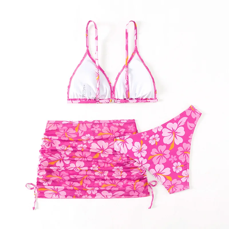 Children's Swimsuit Summer Girls Swimwear Girls' Split Cute Princess Dress Children's Three-Piece Bikini