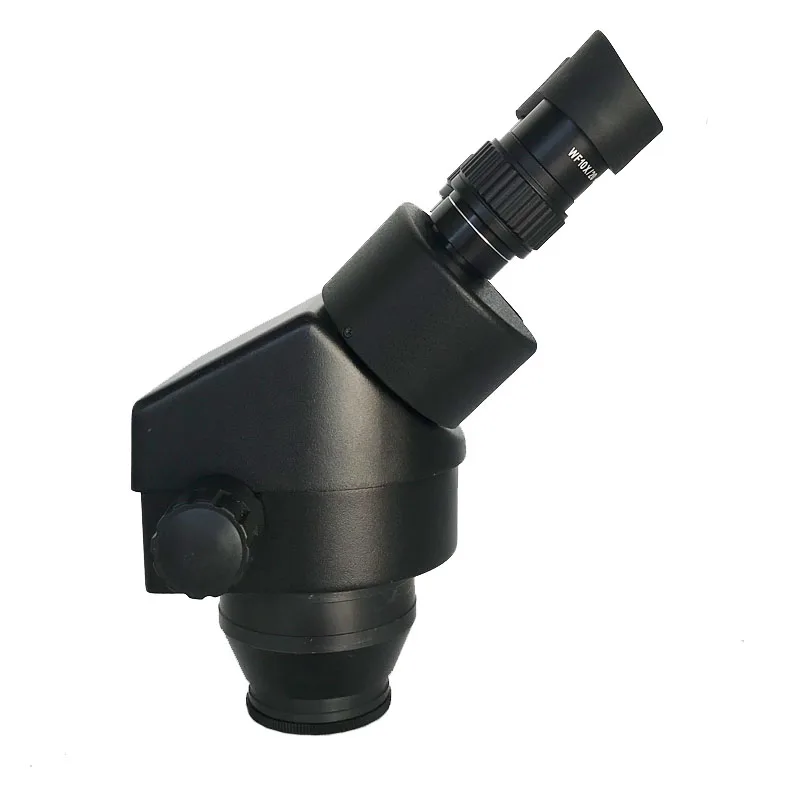 Microscópio estéreo binocular de reparo profissional 3,5x-45x com lâmpada de lente objetiva 0,5x 2x, ferramentas de telefone microscópio preto