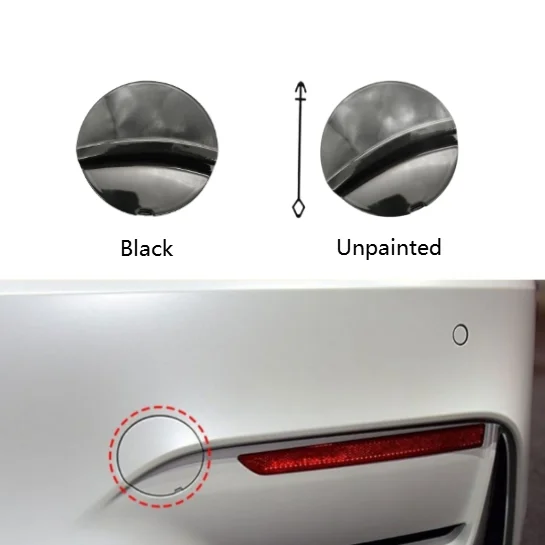 

51128061605 Car Rear Bumper Tow Hook Cover Cap For BMW For M3 For F80 2014-2019 Exterior Parts Accessories Plastic