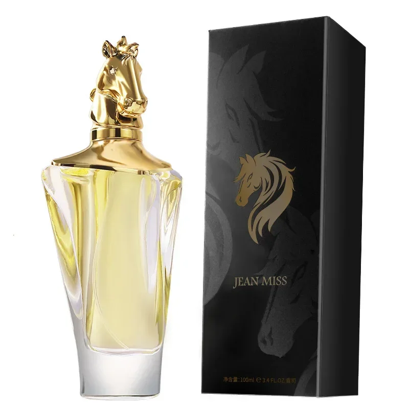 

100ML Horse Head Perfume Women Middle East Dubai Lasting Fragrance Fresh Desert Flower Perfumes Dating Use Profumo Uomo