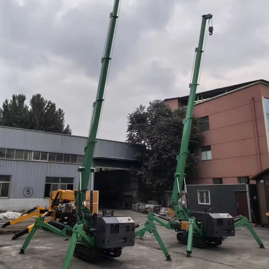 

Cheap Hydraulic Spider Crane 3 Ton Telescopic Track 360 Degree Multifunctional Construction Crawler Spider Crane for Sales