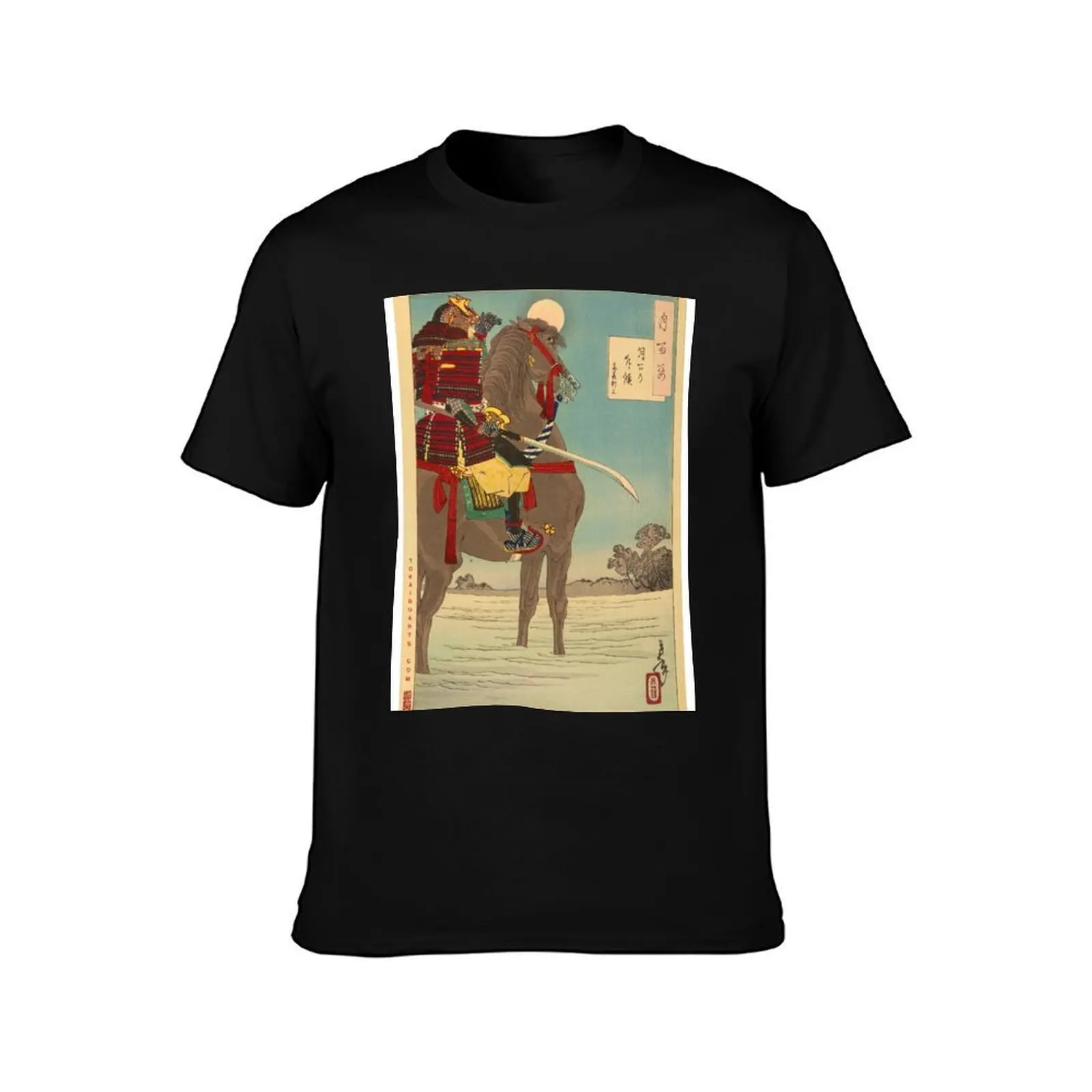 Moonlight Patrol. T-Shirt, Summer Casual Cotton Tee, Oversized Streetwear Tops, Vintage Graphic Print, Loose Fit Short Sleeve