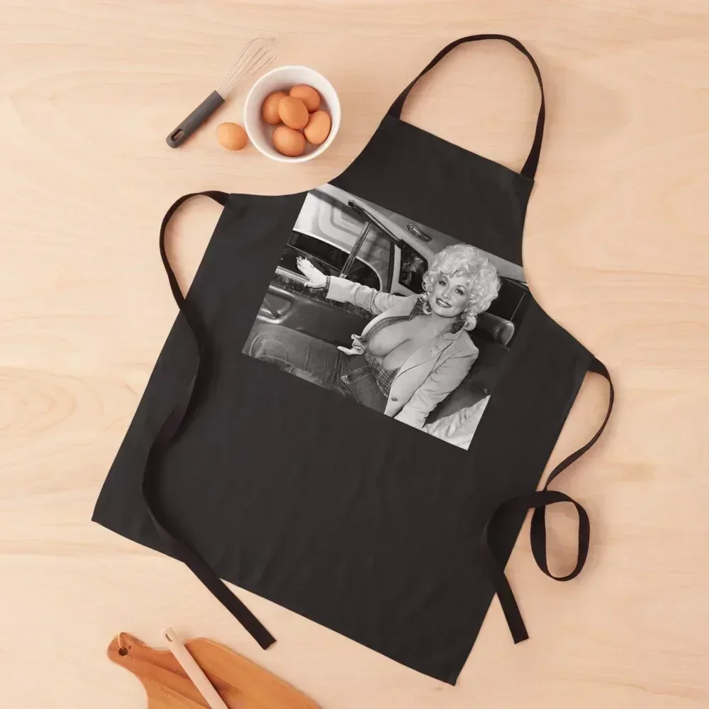 

Dolly parton Apron For Kitchen Women chef costume Cute Kitchen Accessories Kitchen Household Items Apron
