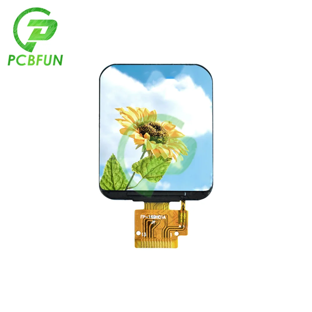 1.69 Inch 240x280 Serial SPI 12 pin LCD Module Display Screen Panel Build-in ST7789 Driver 1.69" IPS Color LCD Display