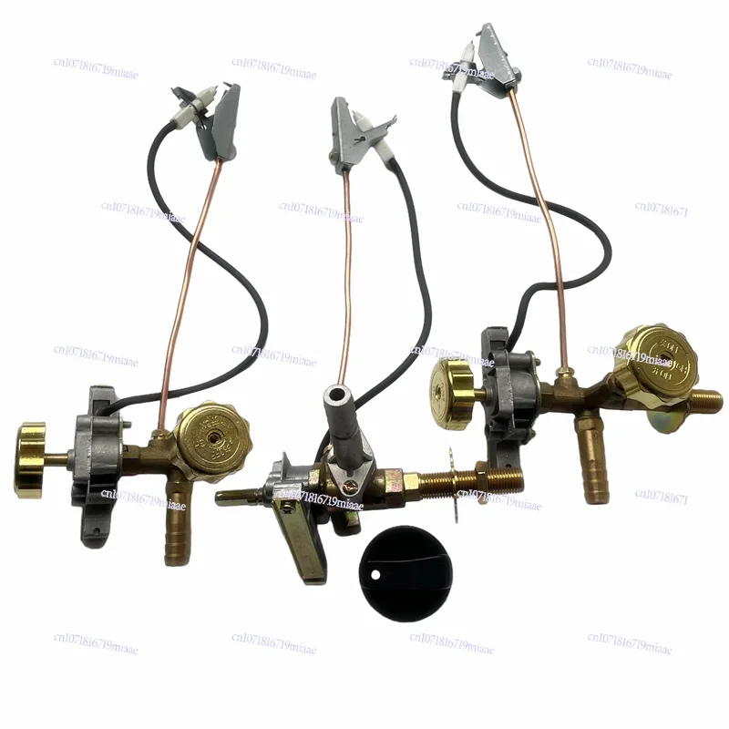 Hot Stove Switch Assembly Liquefied Gas Single Tube Medium Pressure Hot Stove with Valve Body All Copper Ignition Assembly Stove